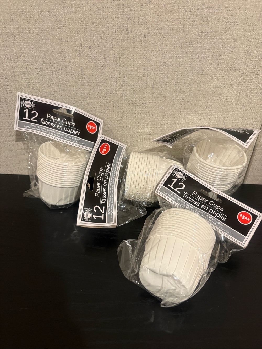 White Paper Party Cups - Pack of 12